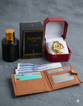 3-in-1 Premium Gift Deal – Perfume, Watch & Wallet
